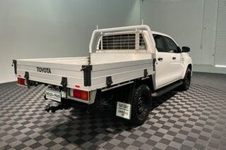 2018 Toyota Hilux GUN126R SR Double Cab White 6 speed Automatic Cab Chassis