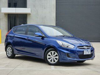 2016 Hyundai Accent RB4 MY17 Active Blue 6 Speed Constant Variable Hatchback.