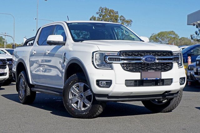 Used Ford Ranger PY 2023.50MY XLT Ebbw Vale, 2023 Ford Ranger PY 2023.50MY XLT Arctic White 10 Speed Sports Automatic Double Cab Pick Up