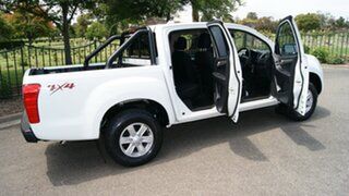 2013 Isuzu D-MAX TF MY12 LS-M HI-Ride (4x4) White 5 Speed Automatic Crew Cab Utility