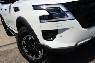 2023 Nissan Patrol Y62 MY23 Warrior Moonstone White 7 Speed Sports Automatic Wagon.