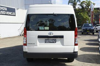 2023 Toyota HiAce GDH322R Commuter High Roof Super LWB French Vanilla 6 Speed Automatic Bus
