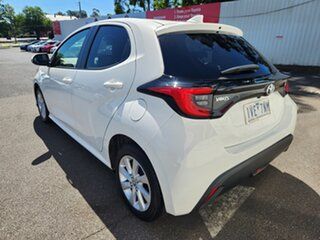 2022 Toyota Yaris Mxpa10R SX Glacier White 1 Speed Constant Variable Hatchback.