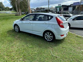 2018 Hyundai Accent RB6 MY19 Sport White 6 Speed Sports Automatic Hatchback