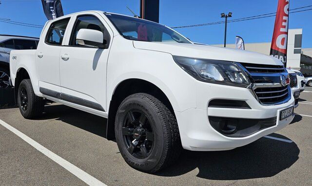 Used Holden Colorado RG MY18 LS Pickup Crew Cab Cardiff, 2018 Holden Colorado RG MY18 LS Pickup Crew Cab White 6 Speed Sports Automatic Utility