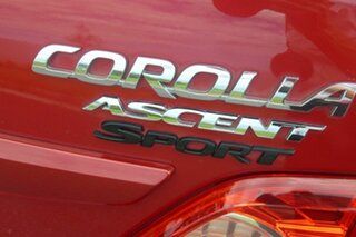 2012 Toyota Corolla ZRE152R MY11 Ascent Sport Red 6 Speed Manual Sedan