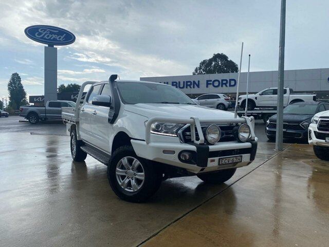 Used Ford Ranger XLT Goulburn, 2019 Ford Ranger XLT White Sports Automatic Double Cab Pick Up