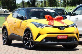 2019 Toyota C-HR NGX10R Koba S-CVT 2WD Hornet Yellow With Black Roof/ 7 Speed Constant Variable SUV.