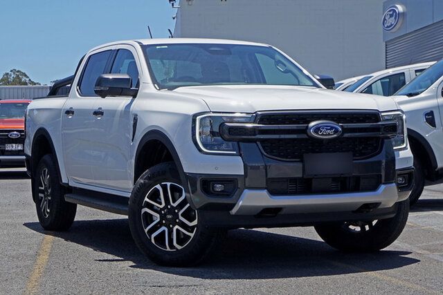 Used Ford Ranger PY 2023.50MY Sport Ebbw Vale, 2023 Ford Ranger PY 2023.50MY Sport Arctic White 10 Speed Sports Automatic Double Cab Pick Up