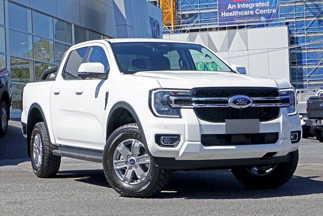 Used Ford Ranger PY 2023.50MY XLT Springwood, 2023 Ford Ranger PY 2023.50MY XLT Arctic White 10 Speed Sports Automatic Super Cab Pick Up