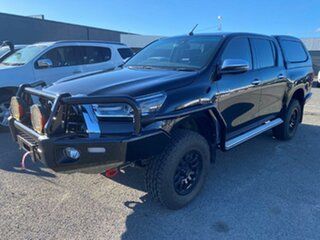 2020 Toyota Hilux GUN126R SR5 Double Cab Black 6 Speed Sports Automatic Cab Chassis
