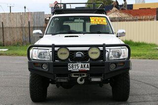 2011 Nissan Patrol GU 7 MY10 ST White 5 Speed Manual Wagon