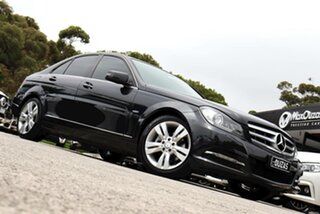 2011 Mercedes-Benz C-Class W204 MY11 C250 BlueEFFICIENCY 7G-Tronic + Avantgarde Black 7 Speed