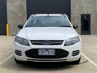 2012 Ford Falcon FG MkII Super Cab White 6 Speed Sports Automatic Cab Chassis.
