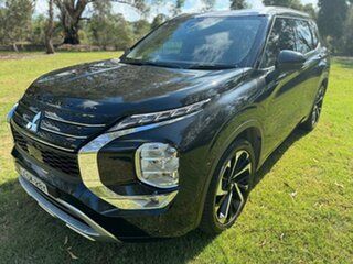 2022 Mitsubishi Outlander ZM MY22 Exceed AWD Black 8 Speed Constant Variable Wagon.