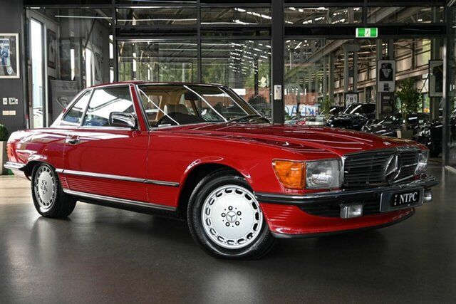 Used Mercedes-Benz 560SL R107 North Melbourne, 1986 Mercedes-Benz 560SL R107 Red 4 Speed Automatic Convertible