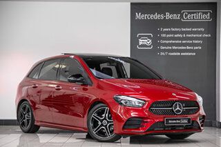 2022 Mercedes-Benz B-Class W247 802+052MY B180 DCT Patagonia Red 7 Speed.