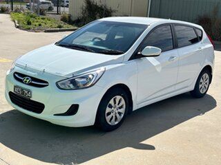 2015 Hyundai Accent RB3 MY16 Active White 6 Speed Constant Variable Hatchback