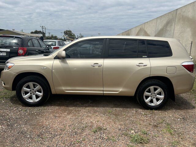 Used Toyota Kluger GSU40R KX-R (FWD) 7 Seat Hoppers Crossing, 2008 Toyota Kluger GSU40R KX-R (FWD) 7 Seat Gold 5 Speed Automatic Wagon