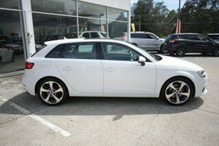 2016 Audi A3 8V MY16 S/Back 1.4 TFSI Attraction CoD White 7 Speed Auto Direct Shift Hatchback