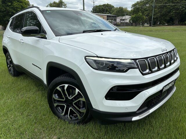 Pre-Owned Jeep Compass M6 MY22 Limited (4x4) South Grafton, 2022 Jeep Compass M6 MY22 Limited (4x4) White 9 Speed Automatic Wagon