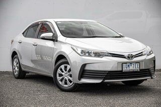2019 Toyota Corolla ZRE172R Ascent S-CVT Silver 7 Speed Constant Variable Sedan.