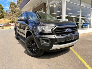2021 Ford Ranger PX MkIII 2021.25MY Wildtrak Black 10 Speed Sports Automatic Double Cab Pick Up.