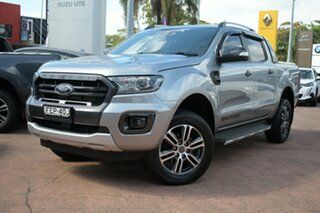 2020 Ford Ranger PX MkIII MY20.25 Wildtrak 2.0 (4x4) Silver 10 Speed Automatic Double Cab Pick Up.