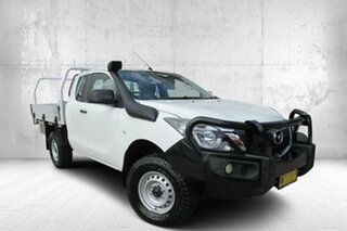2018 Mazda BT-50 UR0YG1 XT Freestyle White 6 Speed Manual Cab Chassis.