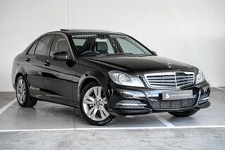 2011 Mercedes-Benz C-Class W204 MY11 C200 CDI BlueEFFICIENCY 7G-Tronic + Obsidian Black Metallic.