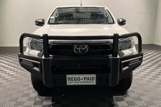 2020 Toyota Hilux GUN126R SR Double Cab White 6 speed Automatic Cab Chassis.