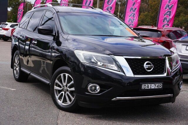 Used Nissan Pathfinder R52 MY15 ST X-tronic 2WD Phillip, 2015 Nissan Pathfinder R52 MY15 ST X-tronic 2WD Black 1 Speed Constant Variable Wagon