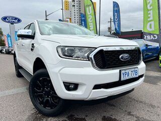 2021 Ford Ranger PX MkIII 2021.75MY XLT White 10 Speed Sports Automatic Double Cab Pick Up.