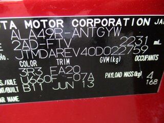 2013 Toyota RAV4 ALA49R GXL AWD Red 6 Speed Sports Automatic Wagon