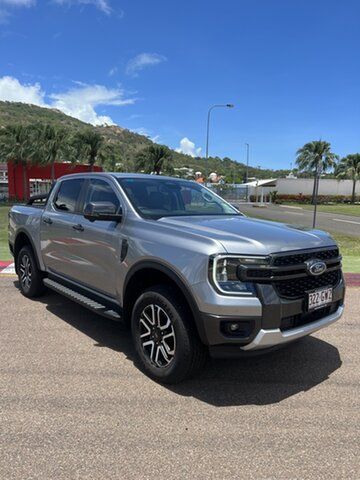 Used Ford Ranger PY 2023.50MY Sport Townsville, 2023 Ford Ranger PY 2023.50MY Sport Aluminium 10 Speed Sports Automatic Double Cab Pick Up