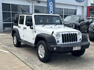 2014 Jeep Wrangler JK MY2014 Unlimited Sport White 5 Speed Automatic Softtop.