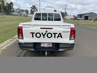 2021 Toyota Hilux TGN121R Workmate (4x2) Glacier White 5 Speed Manual Double Cab Pick Up