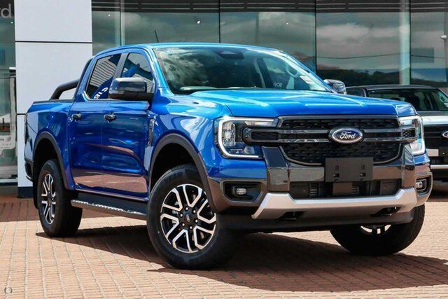 Used Ford Ranger PY 2023.50MY Sport Ebbw Vale, 2023 Ford Ranger PY 2023.50MY Sport Blue Lightning 10 Speed Sports Automatic Double Cab Pick Up