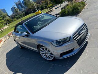 2015 Audi A3 8V MY15 Attraction S Tronic Silver 7 Speed Sports Automatic Dual Clutch Cabriolet