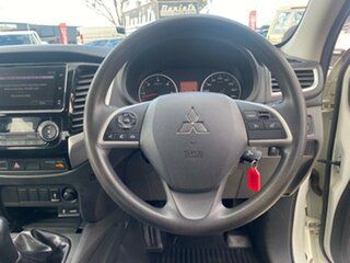 2018 Mitsubishi Triton GLX+ White Manual Dual Cab Utility