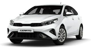 2023 Kia Cerato BD MY24 S Clear White 6 Speed Sports Automatic Hatchback