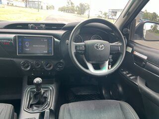 2019 Toyota Hilux GUN126R SR Glacier White 6 Speed Manual Cab Chassis