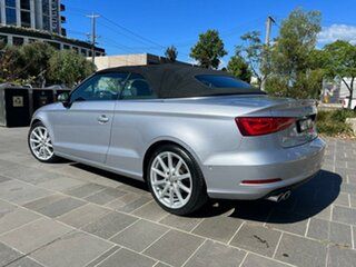 2015 Audi A3 8V MY15 Attraction S Tronic Silver 7 Speed Sports Automatic Dual Clutch Cabriolet
