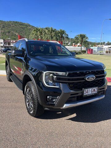 Used Ford Ranger PY 2023.50MY Wildtrak Townsville, 2023 Ford Ranger PY 2023.50MY Wildtrak Shadow Black 10 Speed Sports Automatic Double Cab Pick Up