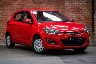 2013 Hyundai i20 PB MY14 Active Red 4 Speed Automatic Hatchback.