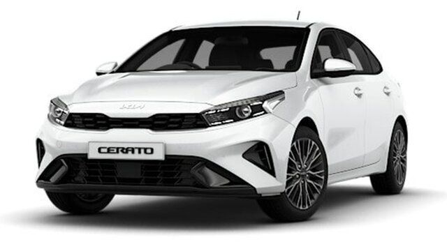 New Kia Cerato BD MY24 Sport+ Cleveland, 2023 Kia Cerato BD MY24 Sport+ Clear White 6 Speed Sports Automatic Hatchback