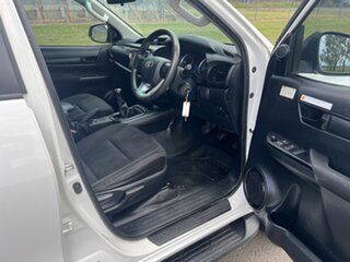 2019 Toyota Hilux GUN126R SR Glacier White 6 Speed Manual Cab Chassis