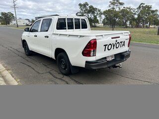 2021 Toyota Hilux TGN121R Workmate (4x2) Glacier White 5 Speed Manual Double Cab Pick Up
