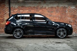 2016 BMW X3 F25 LCI xDrive30d Steptronic Black Sapphire 8 Speed Sports Automatic Wagon