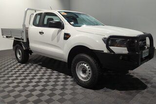 2019 Ford Ranger PX MkIII 2019.75MY XL White 6 speed Manual Super Cab Chassis.